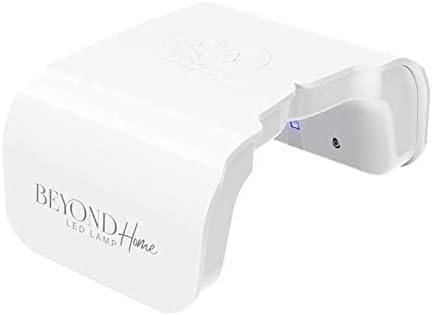KIARA SKY UV Nail Lamp - Cordless LED Nail Dryer for Gel Polish | Rechargeable Flash Cure Light - White