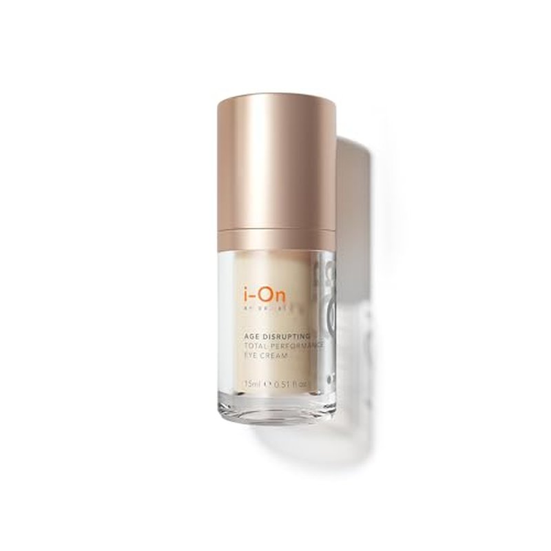 i-On Age Disrupting Total Performance Eye Cream - Targets Dark Circles, Puffiness & Wrinkles with DII¢ç Technology | Brighten & Hydrate | Paraben & Cruelty Free (0.51 Fl Oz)