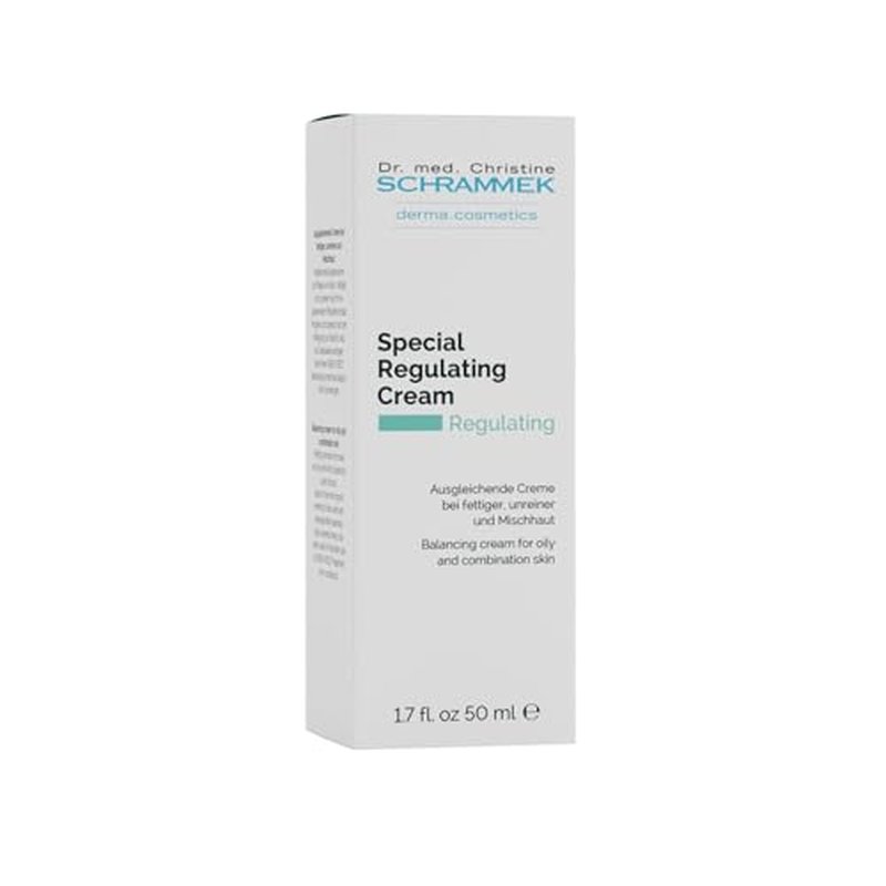 Schrammek Special Regulating Cream (1.7 fl oz) - For Oily & Mixed Skin - Aloe Vera & Vitamin E - Face Moisturizer & Face Cream - Skin Care - Dr