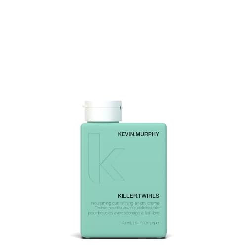 KEVIN.MURPHY KILLER.TWIRLS - Curl Defining Creme - Hydrates & Refines - For Naturally Curly & Permed Hair - Humidity Resistant Hair Care - With Organic Oat Milk & Shea Butter - 150 mL / 5.1 fl oz