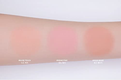 3CE Mood Recipe Face Blush - Mono Pink for Natural Glow | Long-lasting Color