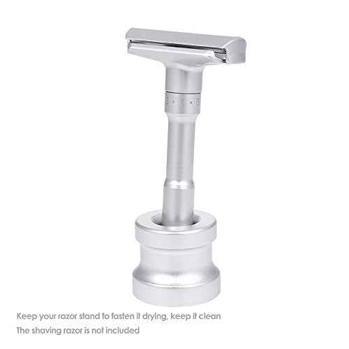 Men's Shaving Razor Stand Holder Aluminum Alloy Safety Razor Base Stand Good Thanksgiving/Christmas Gift