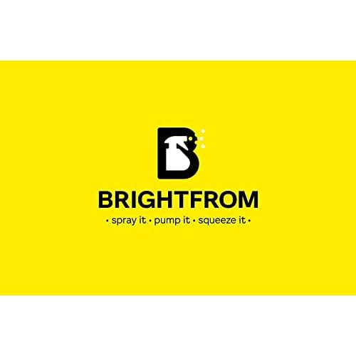 BRIGHTFROM Empty Shampoo Pump Bottles, 32 OZ / 1 Liter, BPA-Free Cylinder Containers, Household & Commercial Use, 2 Pack - Leak Proof