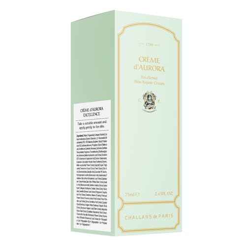 CHALLANS DE PARIS CRÈME d’AURORA EXCELLENCE – Revitalizing Moisture & Comfort Cream, Daily Comfort Formula, 2.63 fl oz (75 ml)