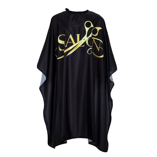 Hair Cutting Cape Barber Cape 63"¡¿55" Professional Barber Capes Water Resistant Hair Cape with Adjustable Neck Size (5 Pack)