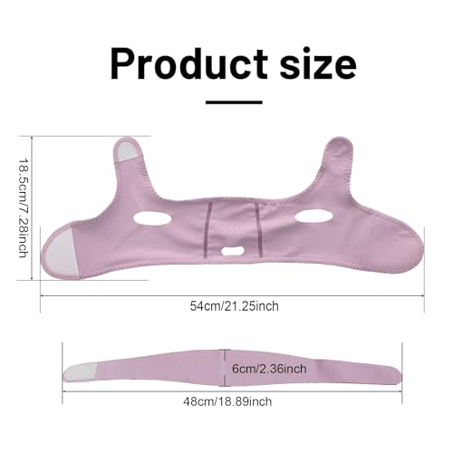 Face Lift Belt Forehead Lift Band, Comfort Pressure Forehead Bandage Chin Up Face Lifting Vshaped Strap