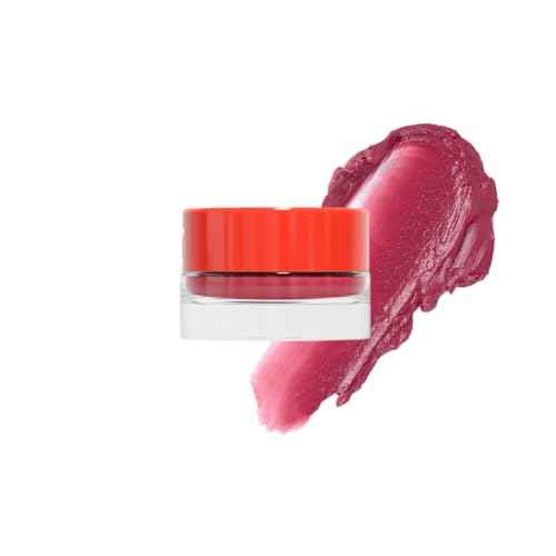 La Crique - Lip and Cheek Balm - Cream Blush & Tinted Lip Balm - Infused with Hyaluronic Acid + Vitamin C - LightWeight Cream Makeup and Skincare - 99% Natural Ingredients - Vegan - Rosewood