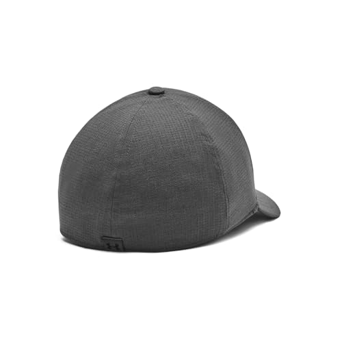 Under Armour Men's Iso-Chill ArmourVent Stretch Fit Hat, (025) Castlerock / / Black, Large/X-Large