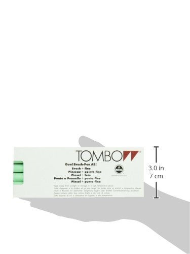 TOMBOW Dual Brush Pen Art Markers, Mint 243, 6-Pack