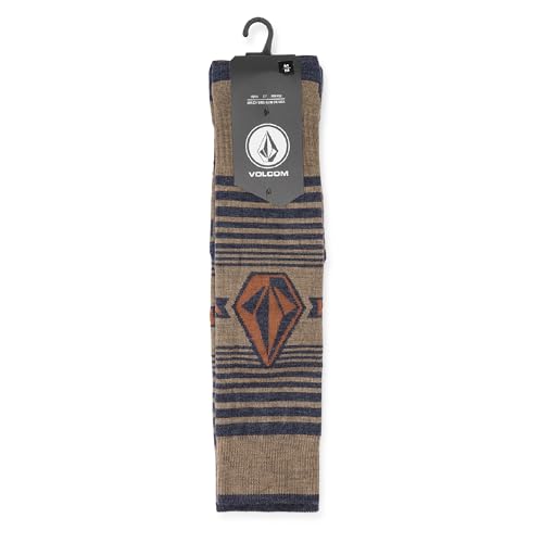 Volcom Men's Horizon Wool Blend Otc Sock Chestnut Brown S5 S