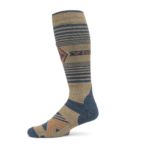 Volcom Men's Horizon Wool Blend Otc Sock Chestnut Brown S5 S