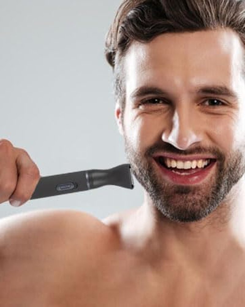 Nose Hair Trimmer for Men - Painless 3-in-1 Grooming Kit with Rechargeable Waterproof Heads | Easy Ear, Eyebrow & Body Hair Removal