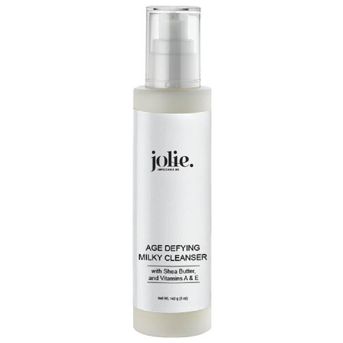 Jolie Age-Defying Milky Cleanser - Nourishing Shea Butter & Vitamins A & E | 5 oz for Dry Skin