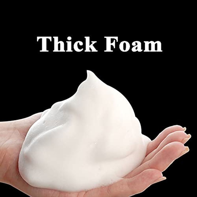 Foaming Dispenser 7oz Transparent Empty Spray Bottle 2Pcs Plastic Foam Pump Travel Soap Portable Foam Bottle (200ml)