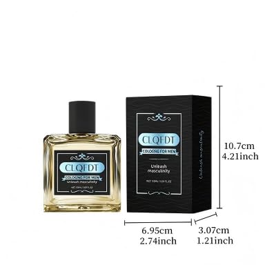 Woody Cologne Perfume for Men - Long Lasting 24H Fresh Spicy Cardamom Amber Scent | Versatile Day to Night Fragrance | 50ml