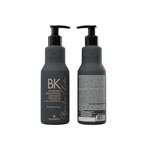 ECOSMETICS 250ML Brazilian Keratin Treatment Organic Blowout Complex | Nanoplastia | Straightening & Smoothing System | Volume Reducer | Queratina Brasile?a Keratina Para Alisar el Pelo