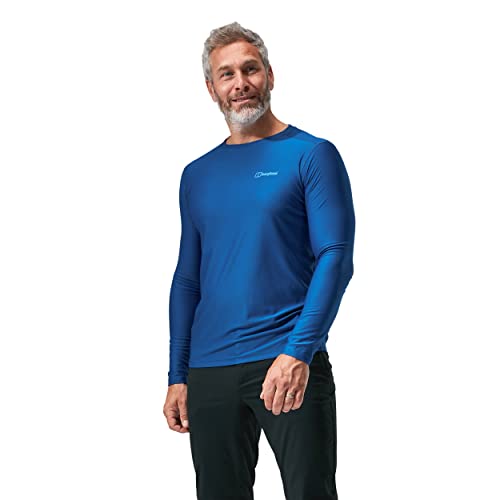 Berghaus Men's T Shirt Moisture Wicking 24/7 Tech, Long Sleeve Limoges