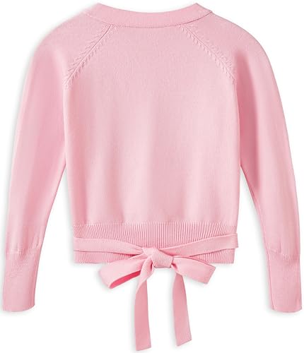 Tegmk Girl's Women's Dance Wrap Sweater Ballet Top Warm up for Leotards, Dress(FT826-08-3XL)