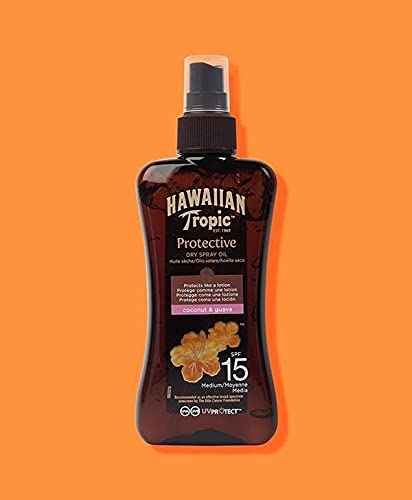 Hawaiian Tropic SPF15 Protective Dry Spray Oil
