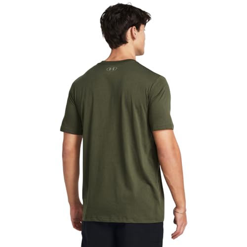 Under Armour Men's Fish Hook Logo Short-Sleeve T-Shirt, (391) Marine OD Green / / Grove Green, Small