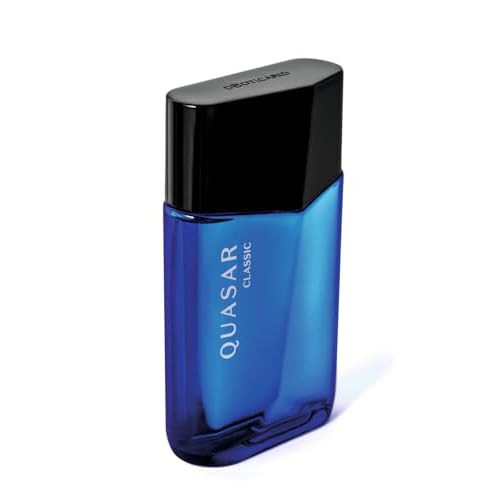 O BOTICARIO Quasar Classic Eau de Toilette, Long Lasting Fragrance Cologne for Men, Citrus, Cardomom & Neroli, 3.4 Ounce