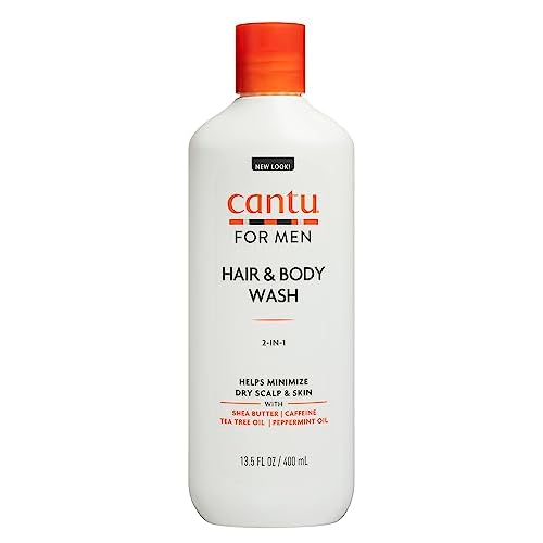 Cantu Mens 3-In-1 Shampoo Conditioner Bodywash 13.5 Ounce (400ml) (3 Pack)