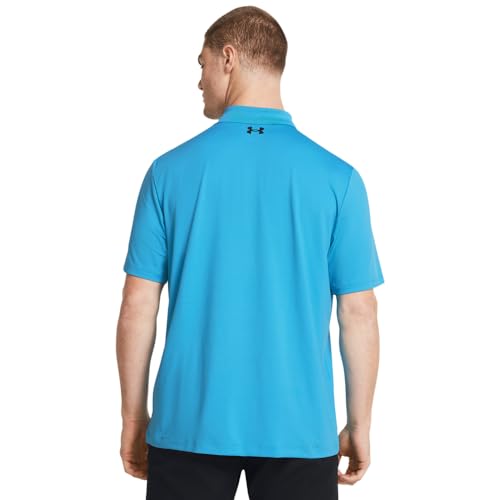 Under Armour Men's Performance 3.0 Polo, (419) Capri / / Black, Small