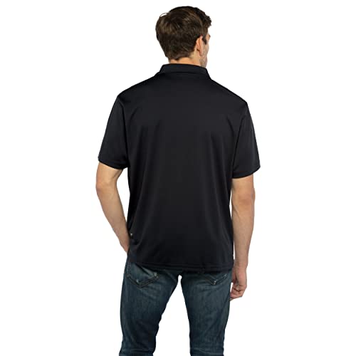Vantage Apparel Men's Collegiate Polyester Mesh Team Icon Polo, Vanderbilt Commodores, Black, XX-Large