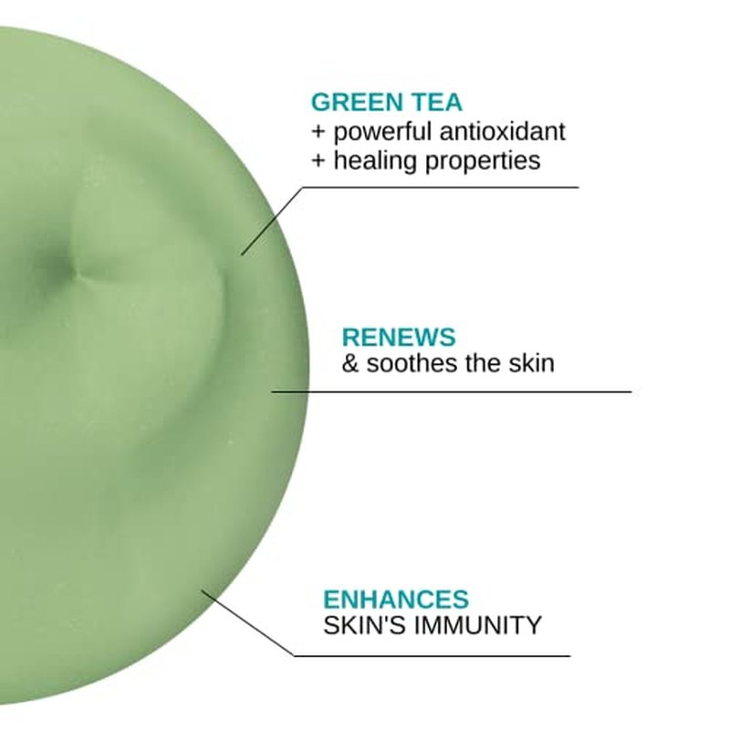 Bodipure Green Tea Body Mud Mask for Body - Rich in Powerful Antioxidants to Fight Free Radicals - Spa Quality Skin Rehydrating Treatment, 16 Ounce