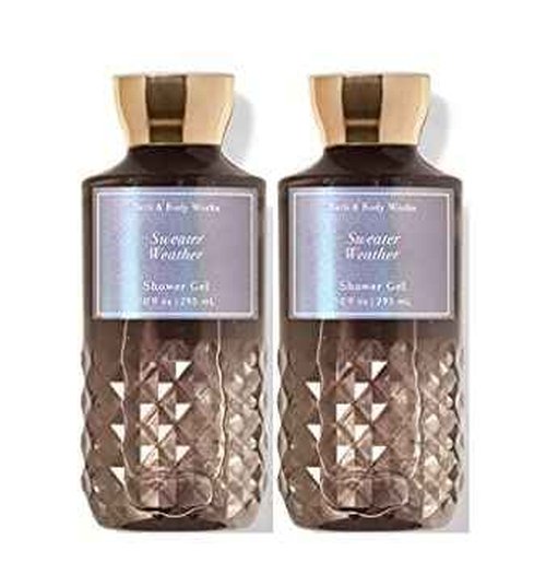 Bath and Body Works Sweater Weather Shower Gel 10 Oz 2 Pack (Sweater Weather)