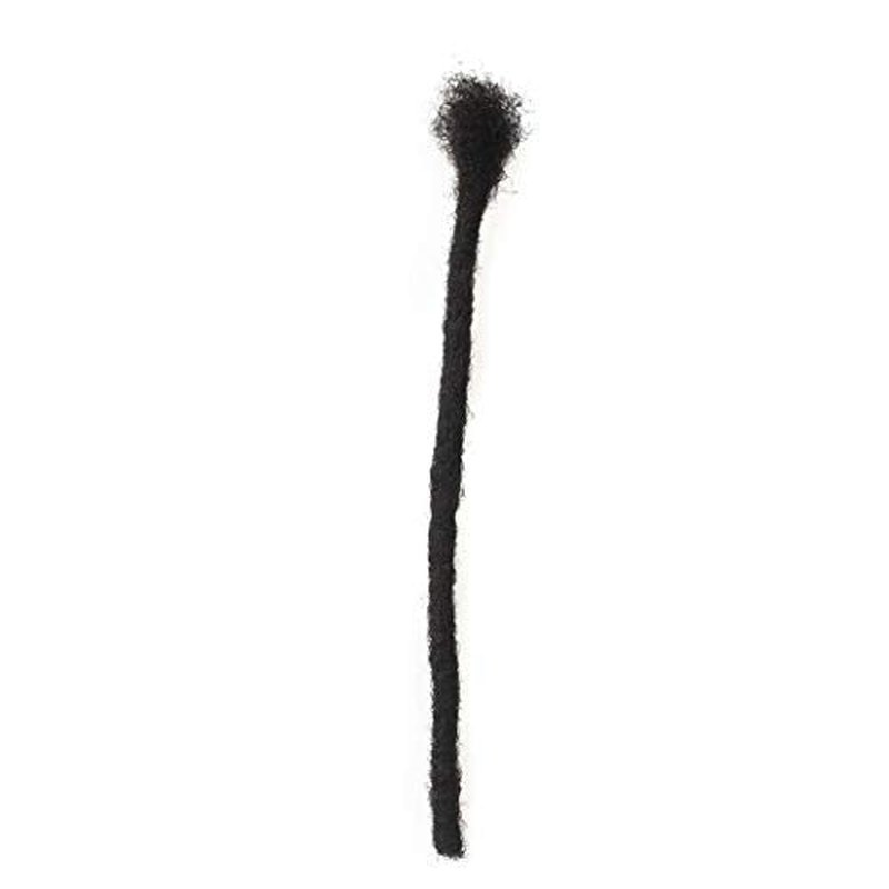 Human Hair Permanent Dreadlocks Extension Handmade Locs Small Size(diameter 0.4cm) 20 Strands/pack 10inch Dark Brown #2