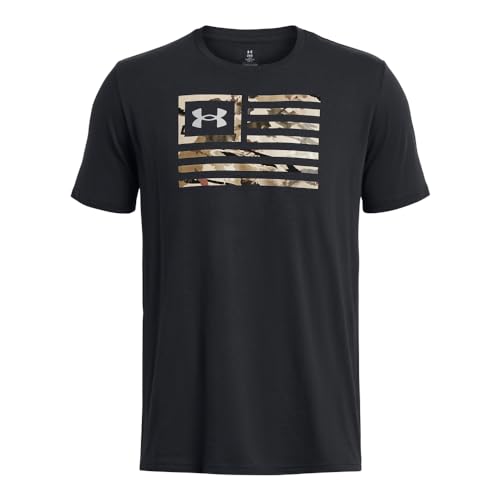 Under Armour Men's Freedom Graphic Short Sleeve T-Shirt, (001) Black / / UA Barren Camo, XX-Large Tall