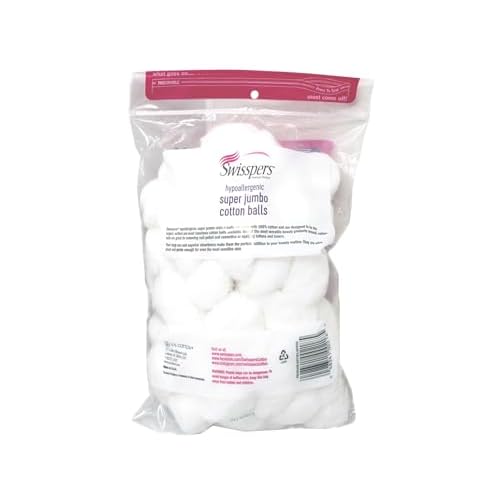 Swisspers Super Jumbo Cotton Balls 70 ea (Pack of 10)10