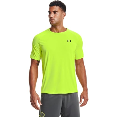 Under Armour Men's Tech 2.0 Short-Sleeve T-Shirt , High-Vis Yellow (731)/Black, XX-Large