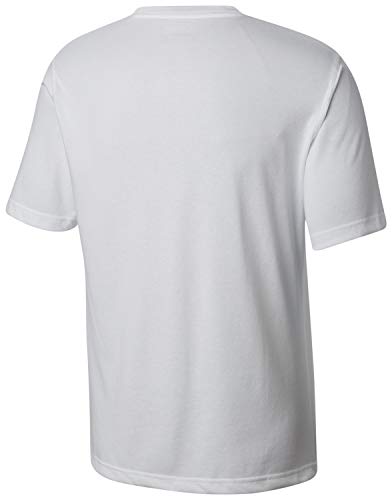 Columbia Men's Thistletown Park Crew, white, White Heather,Large