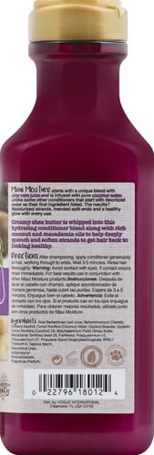 Maui Moisture Heal & Hydrate + Shea Butter Conditioner to Repair & Deeply Moisturize Tight Curly Hair with Coconut & Macademia Oils, Vegan, Silicone, Paraben & Sulfate-Free, 13 fl oz