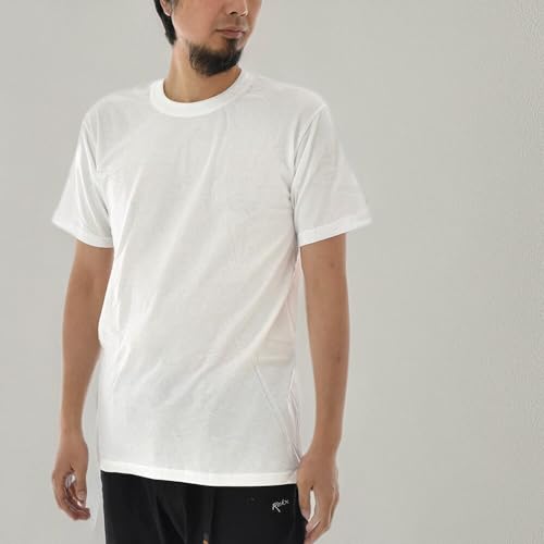 Soffe Men's 3 Pack 4.3 Oz Cotton Military Tee, Black, X-Large