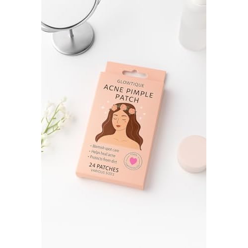 Acne Pimple Patch-24 Hydrocolloid Stickers for Acne, Fast Healing , Spot treatment, Innvisible on Skin