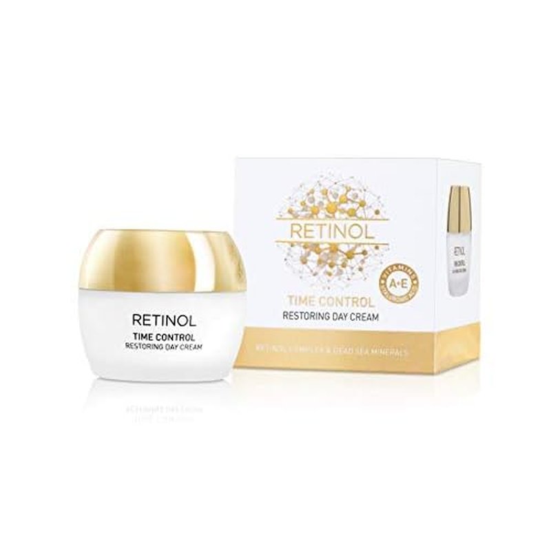 Edom Retinol Time Control Restoring Day Cream- Moisturizes & Hydrates Skin, Restoring Antioxidants, Smoothing The Appearance of Fine Lines and Wrinkles, Promoting Skin Natural Elasticity. 1.7 fl.oz