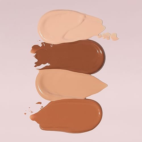 Wander Beauty Nude Illusion Liquid Foundation - Tan - Medium to Full Coverage Foundation - Natural Makeup with Vitamin E & Macadamia - Nude Skin Finish Blurs & Conceals - Travel-Friendly - 1.01 fl oz