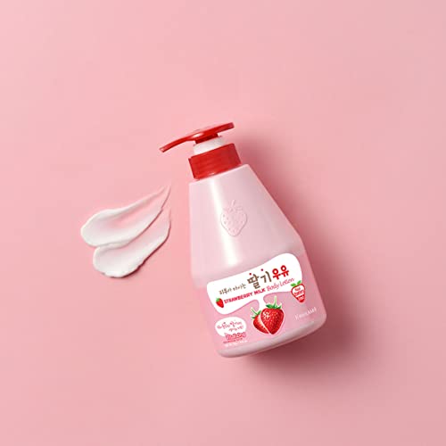 WELCOS KWAILNARA Strawberry Milk Body Lotion ? Deeply Hydrating & Lightweight Korean Body Lotion 560 g / 19.75 Fl. Oz