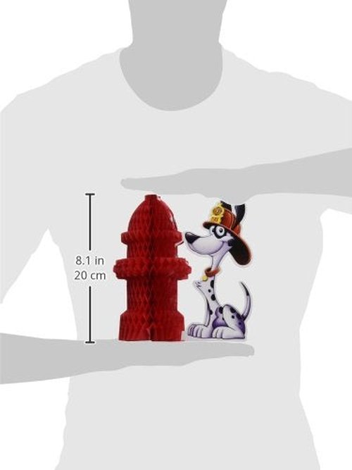 Fire Hydrant Centerpiece Party Accessory (1 count) (1/Pkg)