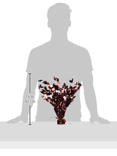 Beistle Graduation Cap Gleam 'N Burst Centerpiece (Maroon) Party Accessory (1/pkg), Red