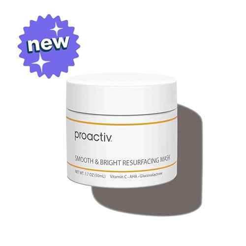 Proactiv Smooth & Bright Resurfacing Vitamin C Face Mask - Targets Post Acne Dark Marks, Hyperpigmentation, Rough Texture, Formulated for Acne-Prone Skin, 1.7 Oz
