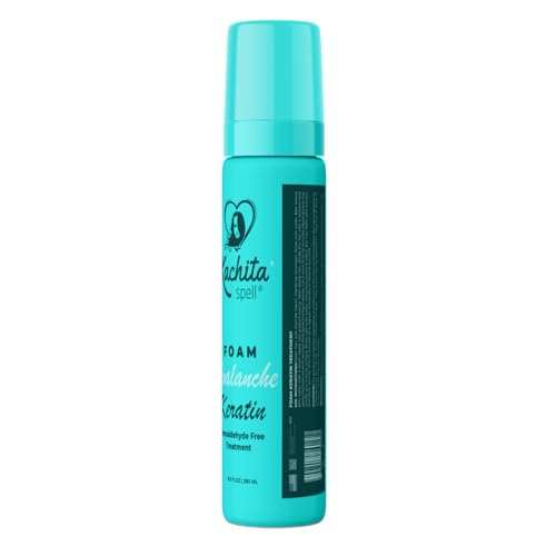 Kachita Spell Keratin Avalanche Foam Hair Straightening Treatment, Formaldehyde-Free, Mousse Foam Type, Safe and Effective Hair Premanent Treatment