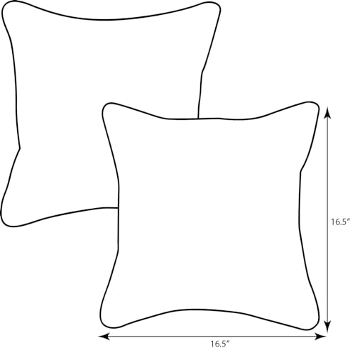 Pillow Perfect Buffalo Plaid Initial C Decorative Throw Pillow, 17", Red/Black/Off White