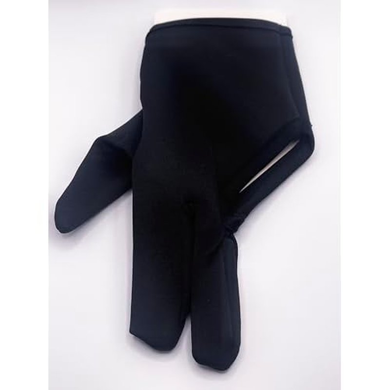Heat Resistant Gloves for Hair Styling Curling, for Barber, Hair Straightening, Keratin Treatment, Curling, Flat Iron, 3 Fingers Glove Hairdressing, Hand Protective Glove, Black, 1 Pcs