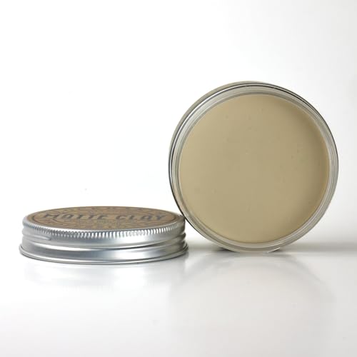 Lockhart¡¯s Professional Matte Clay - Handcrafted Pomades For Men - Made With Kaolin & Beeswax - Medium/Firm Hold, Natural Matte Finish - Handcrafted Styling Clay for Textured Looks (3.4oz)