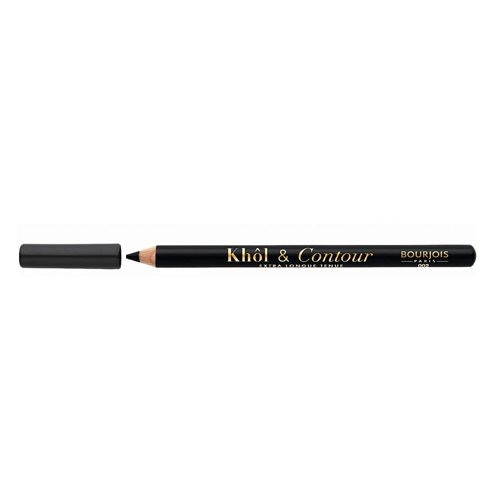 Kohl&Contour Eye Pencil - Ultra Black Waterproof Formula | 1.2g for Bold Looks