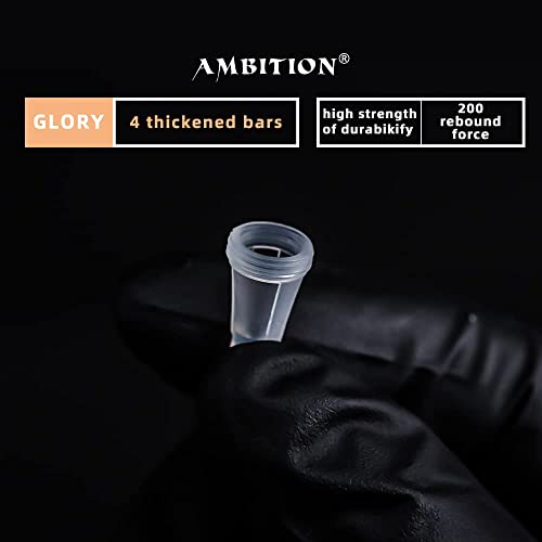 Ambition Glory Tattoo Cartridges #10 Bugpin 5RL Needles Disposable 50pcs 0.3mm 5 Round Liner for Rotary Tattoo Machine Supply